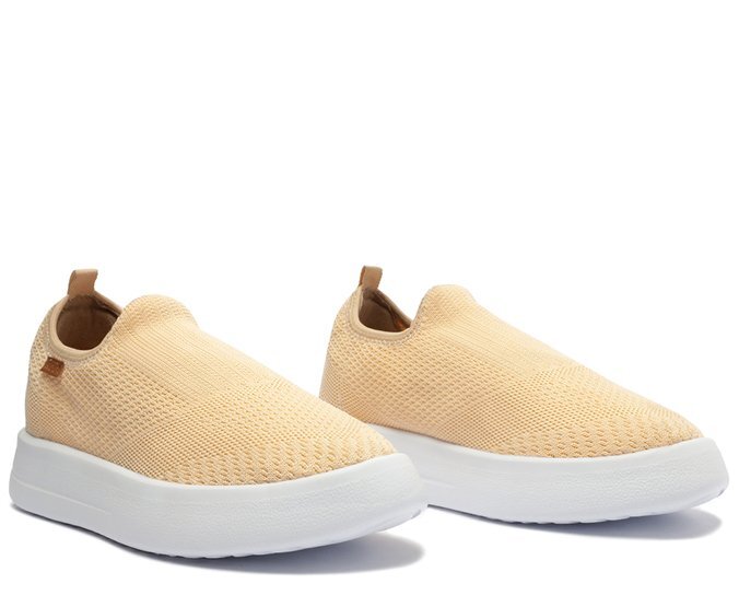 T Nis Slip On Nude Sola Alta Knit Anacapri Glami Br