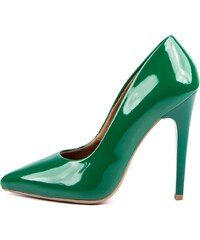 scarpin verde neon