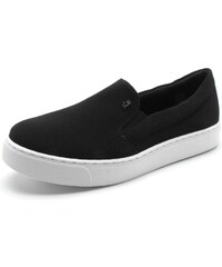 slip on flatform santa lolla recortes preto