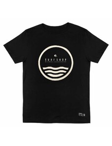 Web Surf Shop - WSS Brasil Camiseta Plus Size Masculina Algodão Prime WSS Brasil Circle Wave Black