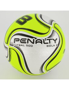 Bola Penalty 8 X Futsal Branca e Amarela
