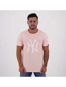 Camiseta New Era MLB New York Yankees Essentials Rosa