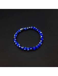 EMPÓRIOTOP Pulseira Amuleto Olho Grego Azul UTM - P (16 a 17.5cm)