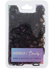 Mini Elásticos de Cabelo Gabriela Beauty Preto - U