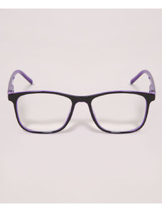 C&A Armação Para Óculos de Grau Feminina Quadrada Ace Preto
