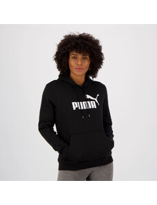 Moletom Puma Essentials Logo Feminino Preto