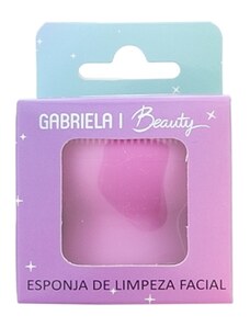 Esponja de Limpeza Facial Gabriela Beauty Rosa -