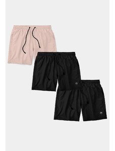 short bermuda life masculino casual básico mauricinho tactel