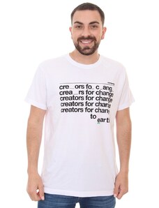 Camiseta Osklen Masculina Stone Creators For Change Branca