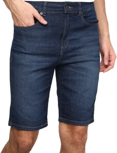 Bermuda Lacoste Masculina Jeans Slim Cotton Azul Médio