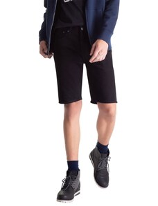 Bermuda Levis Jeans Masculina 501 Hemmed Shorts Preta
