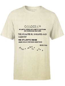 Camiseta Colcci Masculina Linho Atlantic Ocean Off-White