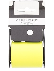 Rolo de Etiqueta Adesiva STZ Neon Amarelo -