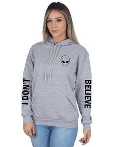 believe it lace up moletom com capuz