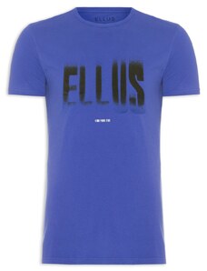 Camiseta Ellus Masculina Cotton Fine Find Your Fire Classic Azul