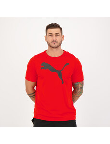 Camiseta Puma Active Big Logo 22 Vermelha