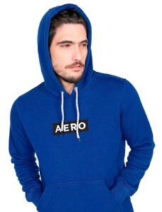 Moletom Aeropostale Masculino Hoodie Aero Block Azul Escuro