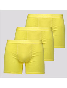 Kit de 3 Cuecas Boxer Lupo Elastic Soft Amarela