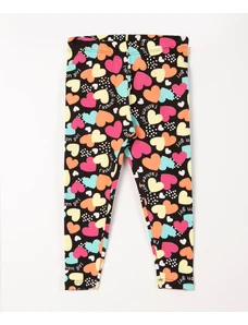 calça legging infantil básica preta - C&A