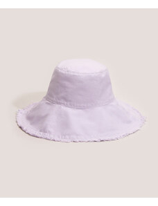 C&A chapéu bucket hat desfiado lilás