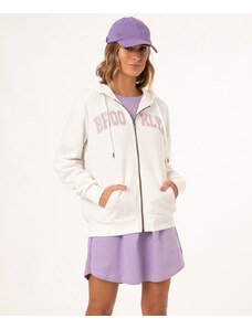 hollister embroidered moletom com capuz purple