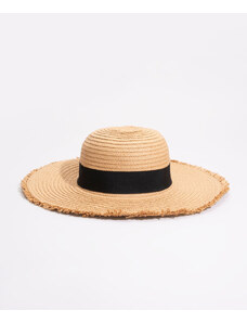 C&A chapéu de palha com faixa bege