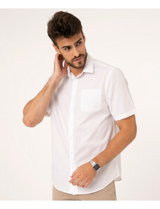 C&A camisa manga curta com bolso branco