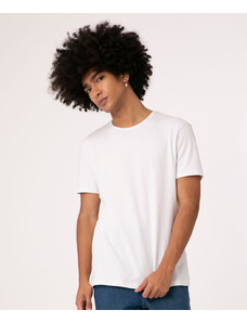 C&A camiseta de algodão básica manga curta branco