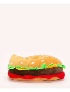 C&A pantufa infantil hambúrguer bege