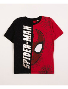 C&A camiseta infantil manga curta homem-aranha vermelha