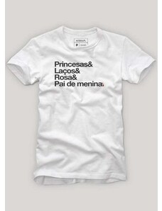Camiseta Pai de Princesa Reserva Branco