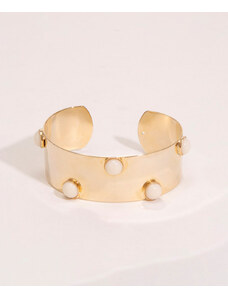C&A bracelete com aplicações dourado