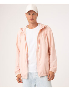C&A jaqueta com capuz e bolsos rosa