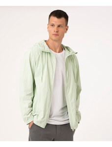 C&A jaqueta com capuz e bolsos verde