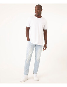 C&A calça jeans slim com bolsos azul claro