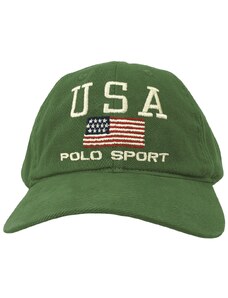 Polo Ralph Lauren Boné Ralph Lauren US Flag USA Polo Sport Verde Escuro