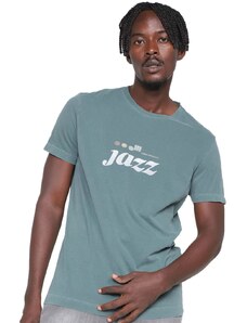 Camiseta Osklen Masculina Slim Stone Jazz Verde
