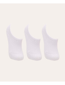C&A kit de 3 meias sapatilhas lupo branca
