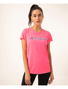 C&A camiseta manga curta running esportiva ace rosa