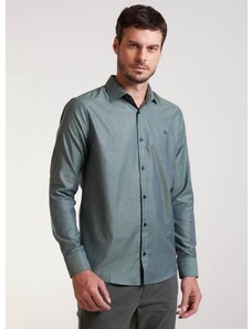 Camisa ML FORUM Slim Fit - Verde/Preto - P