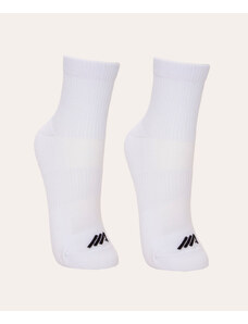 C&A kit 2 pares de meias cano médio running ace branco