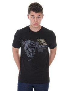 Camiseta John John Masculina Regular Not Afraid Stoned Cinza Escuro 
