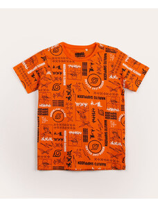 C&A camiseta juvenil manga curta naruto laranja
