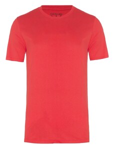 Camiseta Calvin Klein Swimwear Masculina C-Neck Shoulder Vermelho Cardeal
