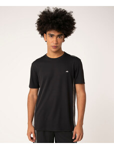 C&A camiseta com recorte e refletivo ace preta