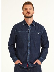 Camisa ML FORUM Jeans Relax - Indigo - GG