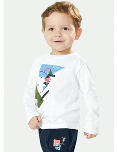 Tigor Camiseta Bebê Menino Branco