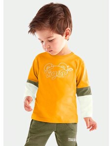 Tigor Camiseta Proteção Uv Bebê Amarelo