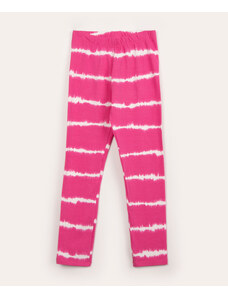 C&A calça infantil legging tie dye pink