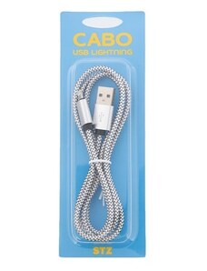 Cabo USB STZ Lightning Prata - U